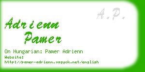 adrienn pamer business card